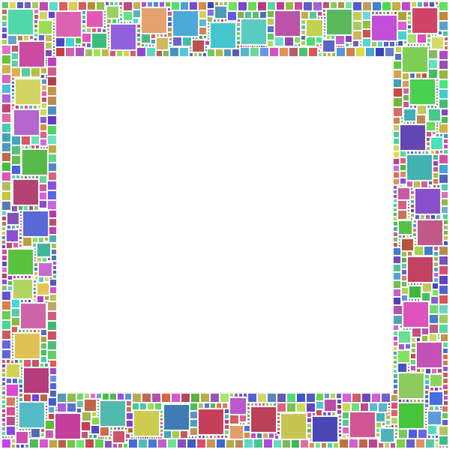 Frame of squaresのイラスト素材