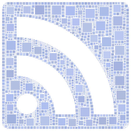 Mosaic of Communication symbolのイラスト素材