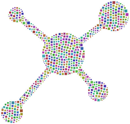 Funny icon of a social network symbolのイラスト素材