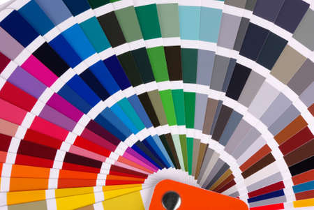 Color chart close-up 