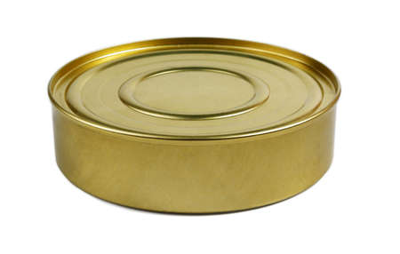 Food can on a white background