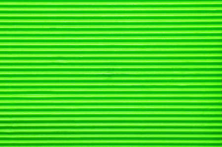 Green corrugated cardboard