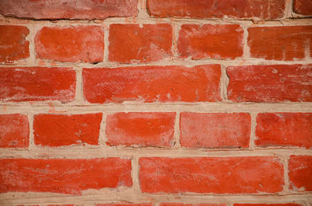 Brick wall on a white background