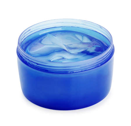 Moisturizing face cream on a white backgroundの写真素材