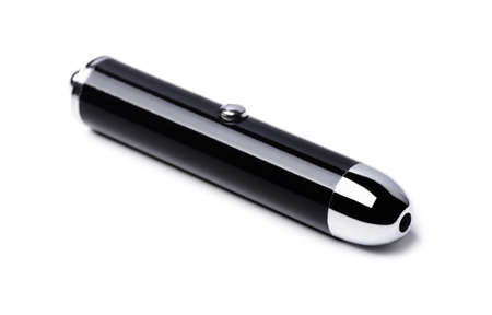 Laser pointer on the white backgroundの写真素材