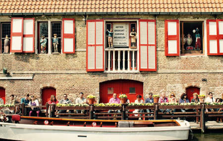 Old restaurant balconyのeditorial素材