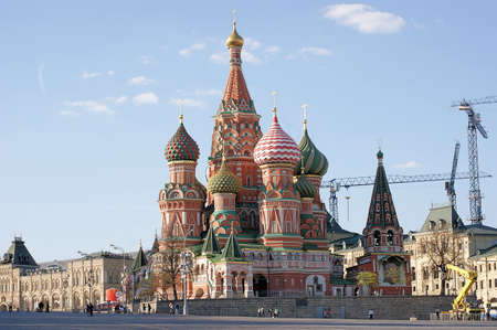 St  Basil s Cathedral in Moscowの写真素材