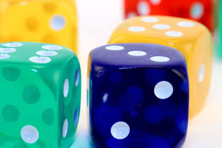 colored dice