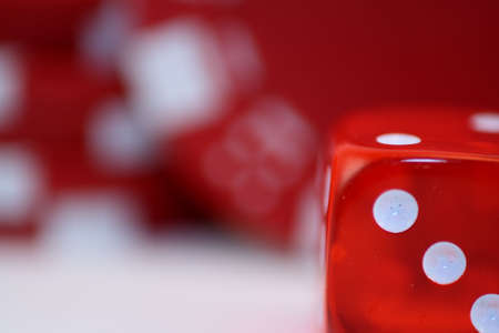 die and chipsの写真素材