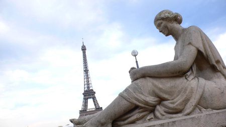 paris in moodの写真素材