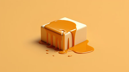 Realistic 3d Detailed 3d Honey Icon. Vector illustrationの素材
