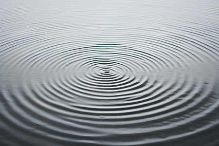 Water ripples on the water surface. Abstract background for design.の素材