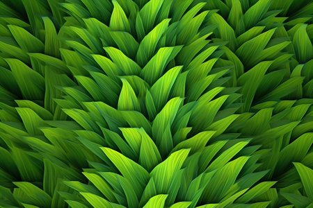 Green leaves background. Vector illustration. EPS 10. Gradient mesh.の素材