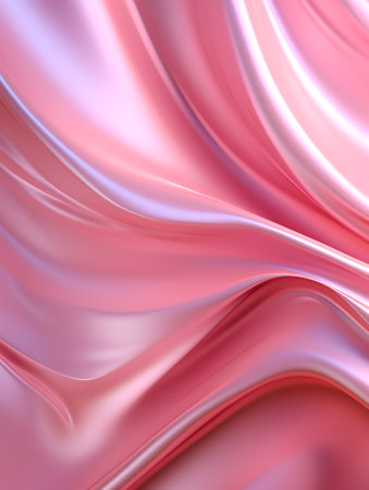 abstract background with smooth satin silk or satin texture in pink colorsの素材