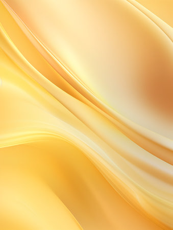 Abstract golden background with smooth lines in it. Vector Illustration.の素材