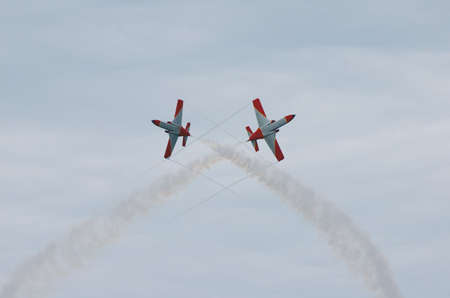 Aerial acrobaticsの写真素材