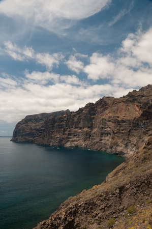Los Gigantes clif. Tenerife, Spainの写真素材