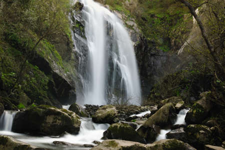 Toxa waterfallの写真素材