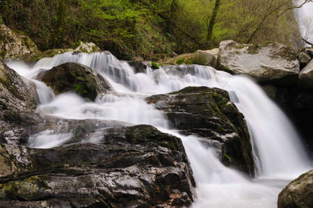 Toxa waterfallの写真素材