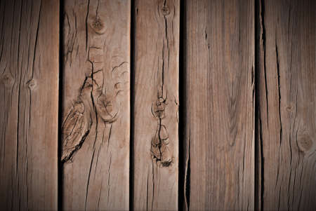 Floorboards with knotsの写真素材
