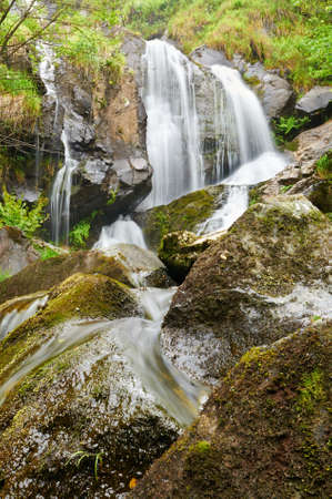 San Paio waterfall  Galicia  Spainの写真素材
