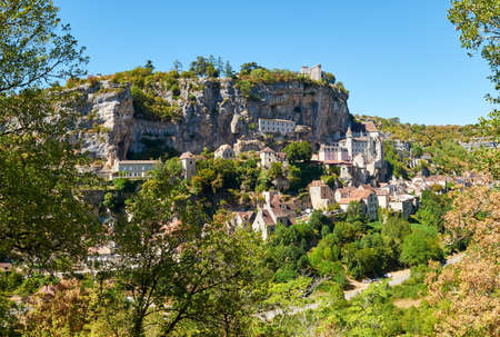 The ancient Citte of Rocamadour, in Midi-Pirenee, Franceのeditorial素材