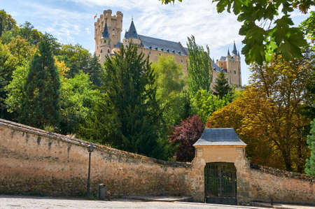 The Alcazar of Segovia (Spain)のeditorial素材