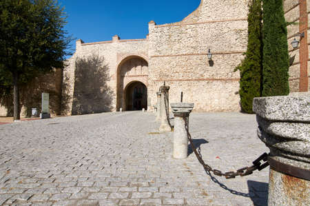 The ancient wall of Olmedo (Valladolid). San Miguel gateのeditorial素材
