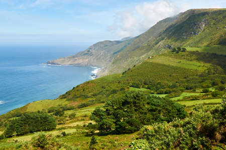 Serra da Capelada, A CoruÃ±a Spainの写真素材