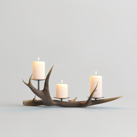 3d illustration of decoration about christmas isolated on white backgroundの写真素材