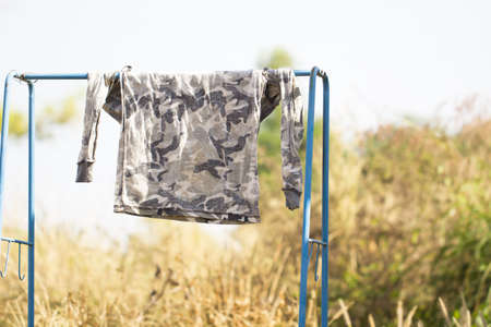 Old clothesの写真素材