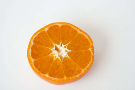 Orange Slice (orange, isolated, fruit)の写真素材