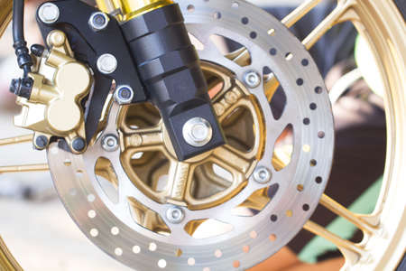 motorcycle wheel. metal motorcycle wheel.の写真素材