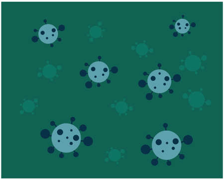 illustrator, vector, Inscription COVID-19 on white background. World Health Organization WHO introduced new official name for Coronavirus disease named COVID-19, Wear a protective mask to prevent germのイラスト素材