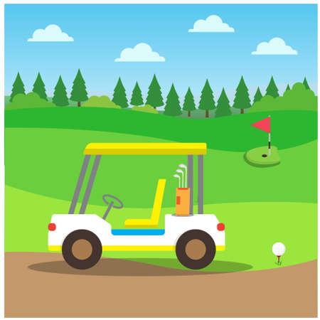 Illustration, gloss field vector, on a tree backgroundのイラスト素材