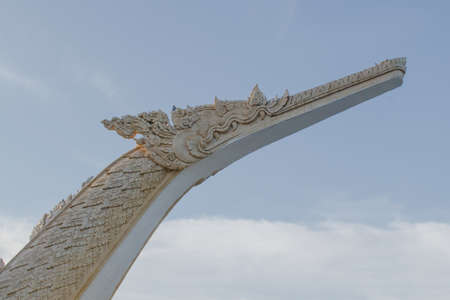 Hong Thong, sacred to the Buddhists on sky background inThailand.の写真素材