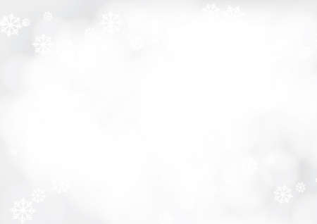 snowflakes background,Many white cold flake elements on background.のイラスト素材