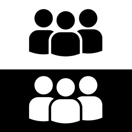 Vektor für people icon flat design . vector icon 10 eps - Lizenzfreies Bild