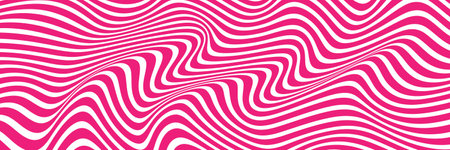 abstract background ,Pattern of red wavy lineのイラスト素材