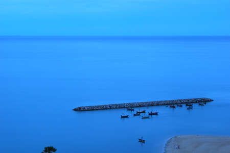 in the blueの写真素材