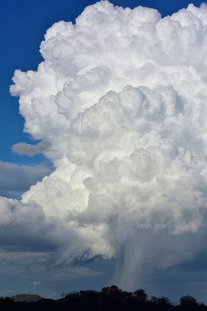 Rain clouds and black sky textured background. Danger storm cloud, Black cloud and thunder storm, Dark sky and motion clouds before rainy.の写真素材