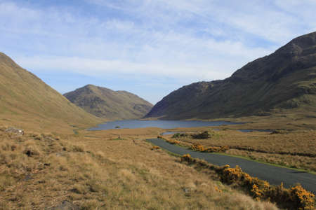 View of Doo Lough, County Mayo, Ireland.の写真素材