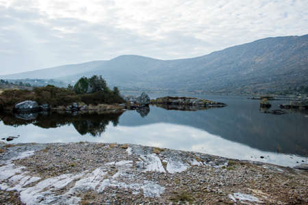 View of Lough Aconeera, Connemara, Co. Galway, Ireland.