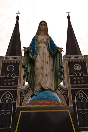 Madonna in Chantaburi Thailandの写真素材