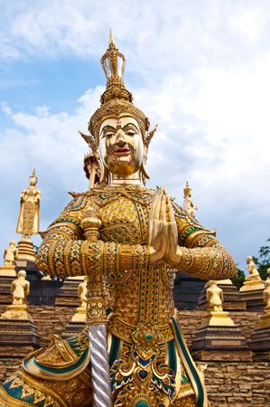 The classical god in Thailand.の写真素材