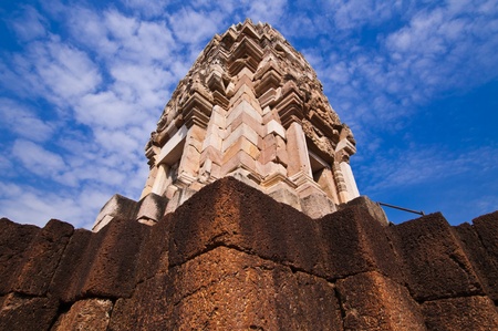 One of Taravathi styles - StokDokTom -Castle rocks at SraKaew Province in Thailand の写真素材