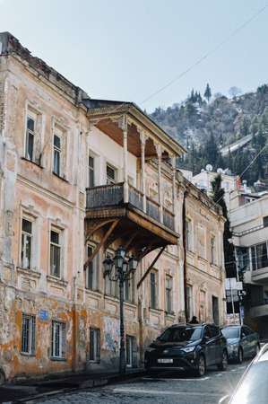 Old buildings in city of Istanbul, Turkeyの写真素材