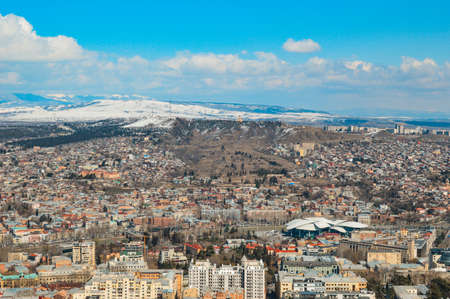 Panoramic view of Tbilisi, capital city of Georgia
