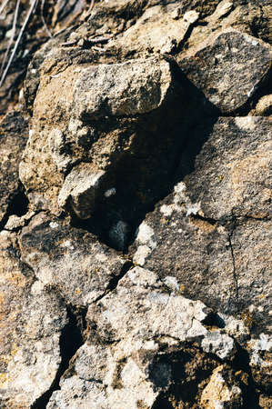 Closeup of stone rock texture. Abstract background and texture for design.