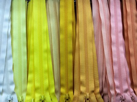 Yellow and pink tone zip backgroundの素材